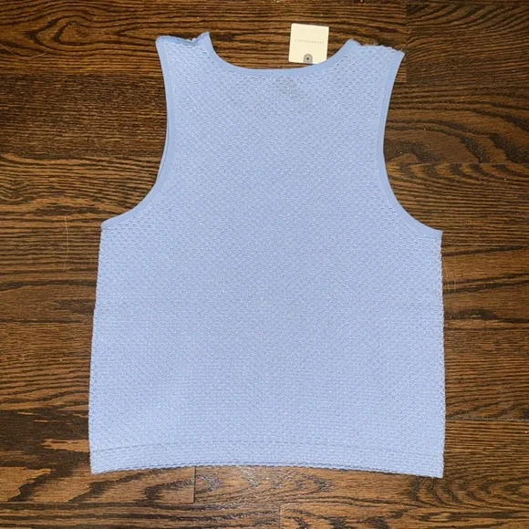 LyreBird Open-Stitch Shimmer Tank - Picture 6 of 6